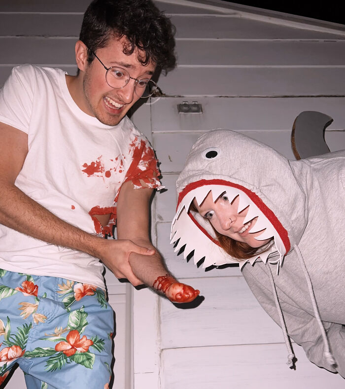 My Sister's Boyfriend Was Born With An Underdeveloped Hand. This Was Their Halloween Costume