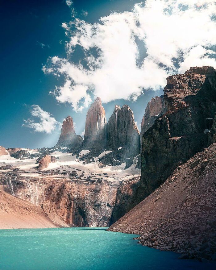 Our Honeymoon Trek Earlier This Month In Torres Del Paine - Chile 