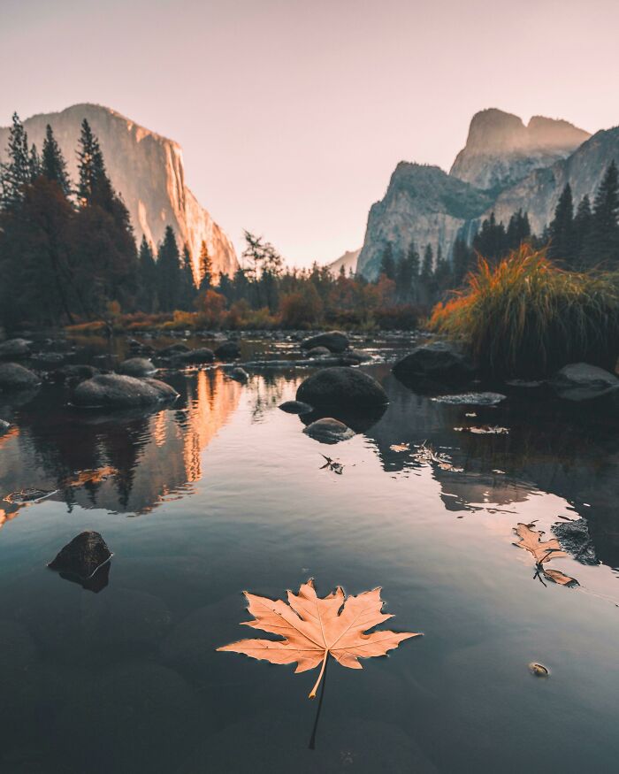 The Break Of Dawn In Yosemite National Park, California