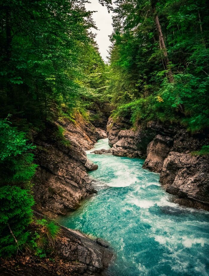 This Mountain Creek Rißbach Is In Fact Also The Border Between Germany And Austria 