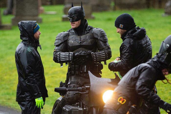 On Set Of The Batman (2021)