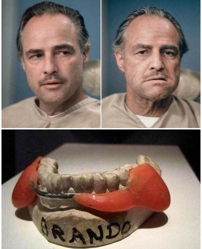 Marlon Brando's Jaw Prosthetic For The Godfather