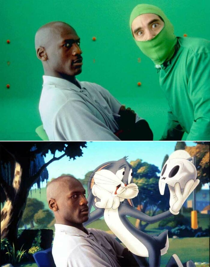 Michael Jordan Filming Space Jam