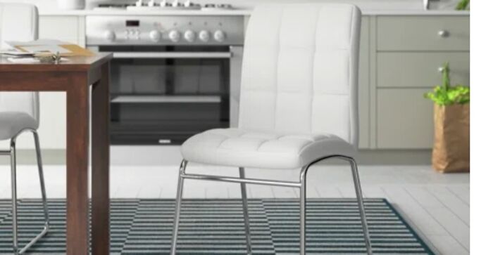 Kitchen Stools Instead Of A Table And Chairs. Just Can't Sit Back And Relax On A Stool