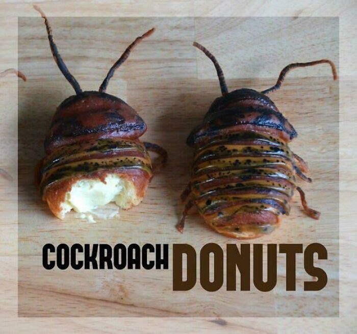 Cockroach Donuts For Some Reason