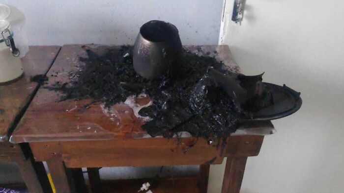 My Girlfriend's Job's Coffee Maker Just Melted Away