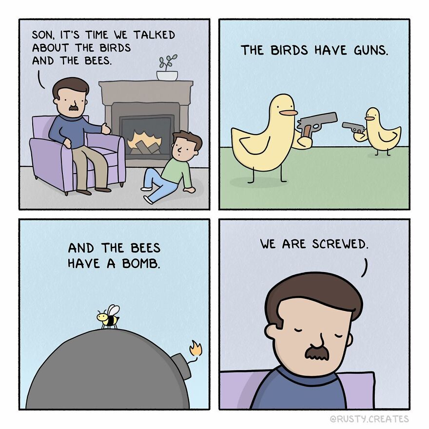 I Draw Sad, Silly Comics — Here Are 30 Of My Favorites From 2023