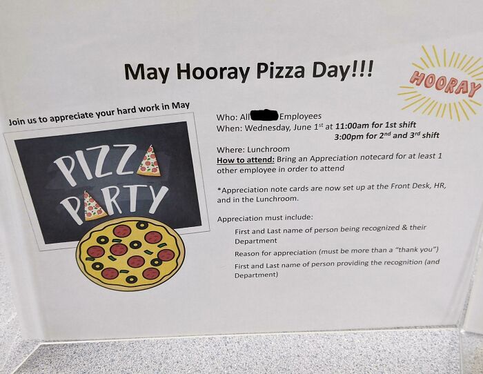 Appreciate Me With Money, Not Pizza. I Have Bills To Pay