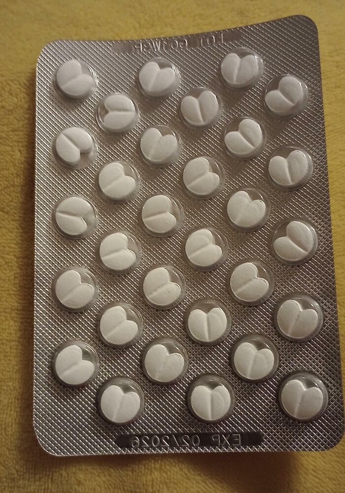 My Heart Pills In A Shape Of A Heart
