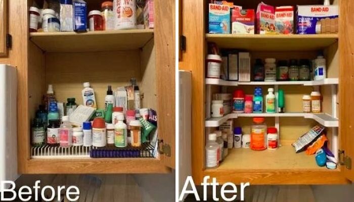 A U-Shaped Shelf So You Can Get To Cooking In The Most Orderly And Efficient Way Possible