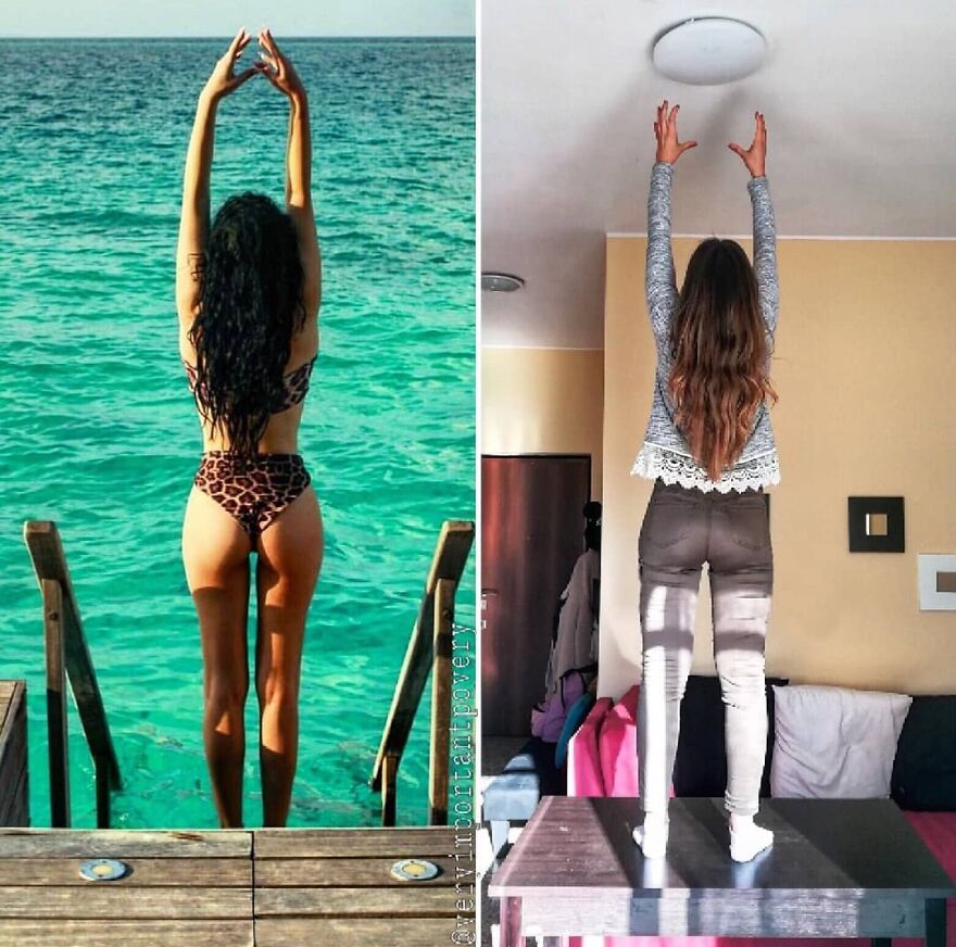 This Couple Is Entertaining The Internet By Imitating Photos Of Celebrities And Models