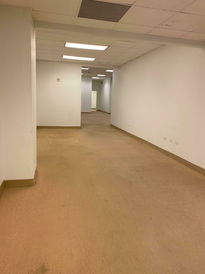 Hidden Hallway Behind A Macy’s In A Mall