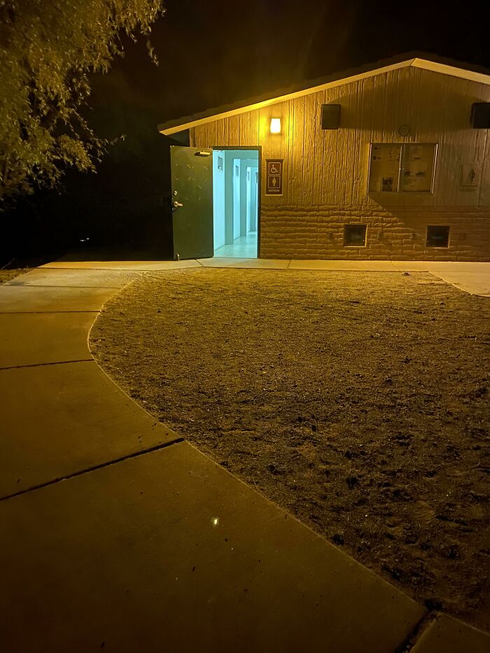 The Bathroom At A Campground I Was Recently At