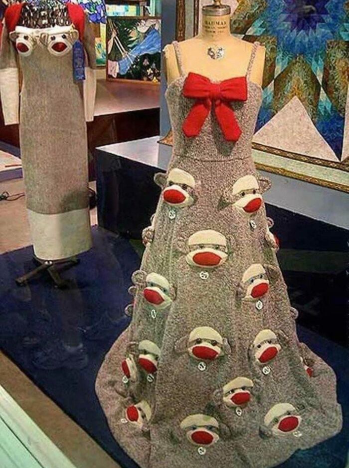 Sock Monkey Evening Wear