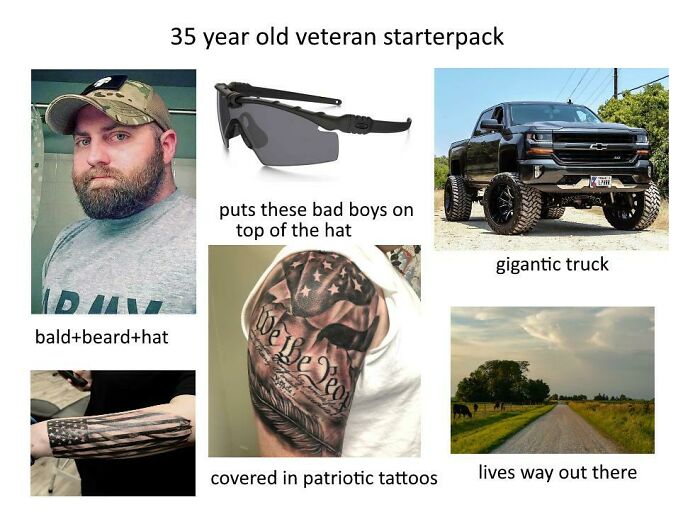 35 Year Old Veteran Starterpack