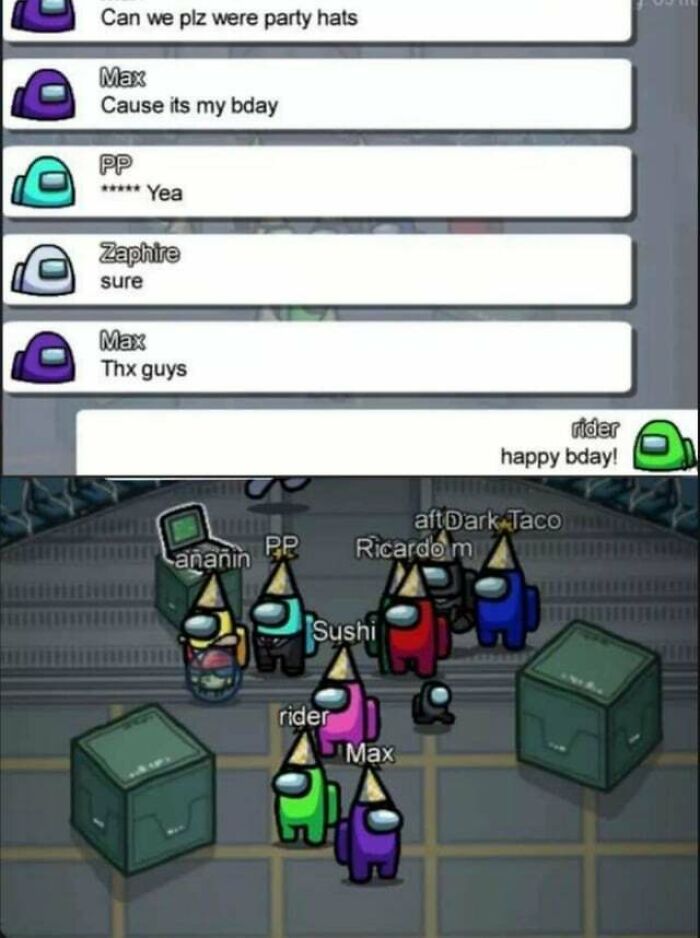 Wholesome Among Us Moment