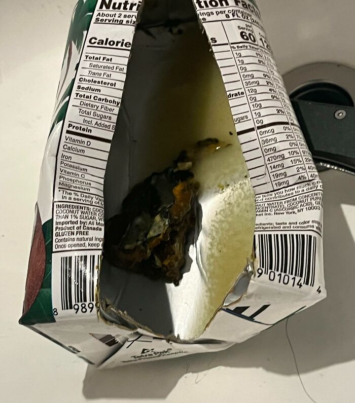 Found This In My Coconut Water After Taking A Sip