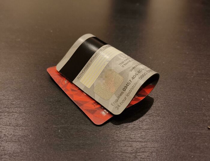 Wash Your Pants At 90°C With Your Bank Card In It