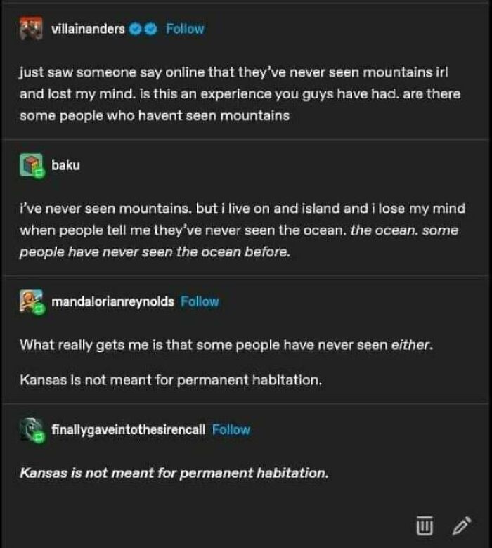 Kansas Is Not Meant For Permanent Habitation