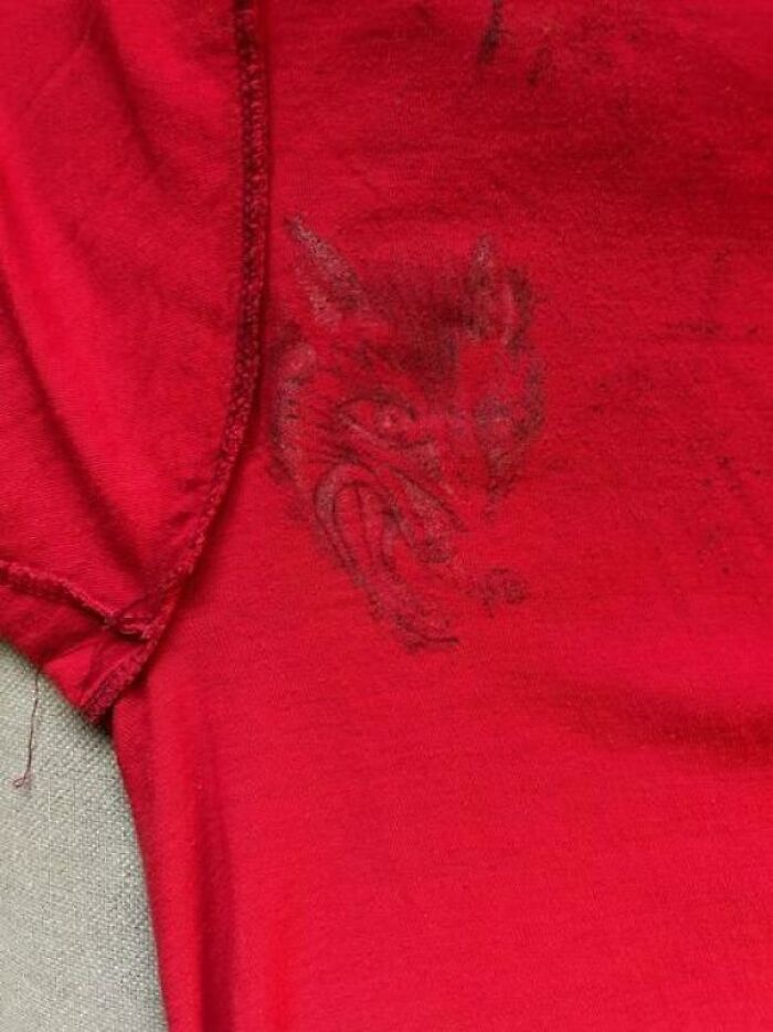 Overnight Transfer Of Brand New Tattoo Residue Onto Inside Of T-Shirt