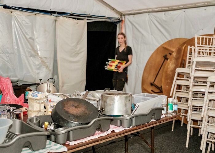 A Photograph Of A Kitchen