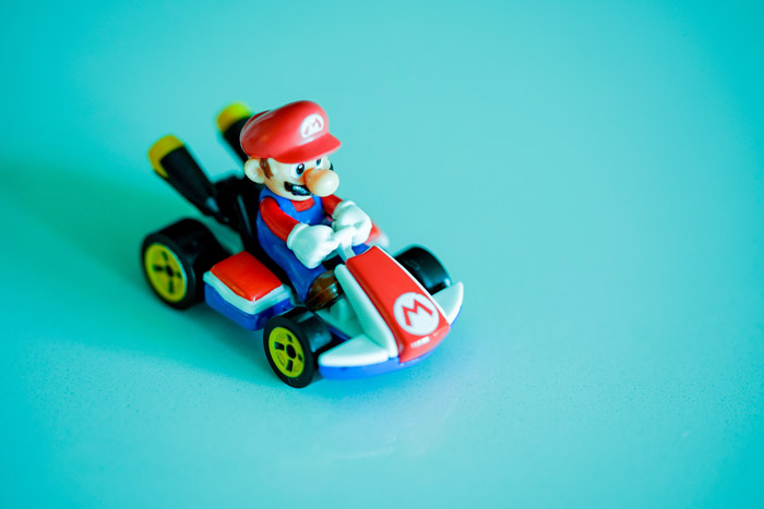 Mario mini plastic figurine