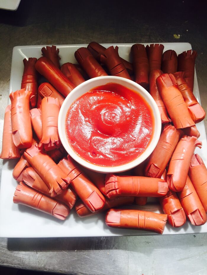 Halloween Sausage Fingers