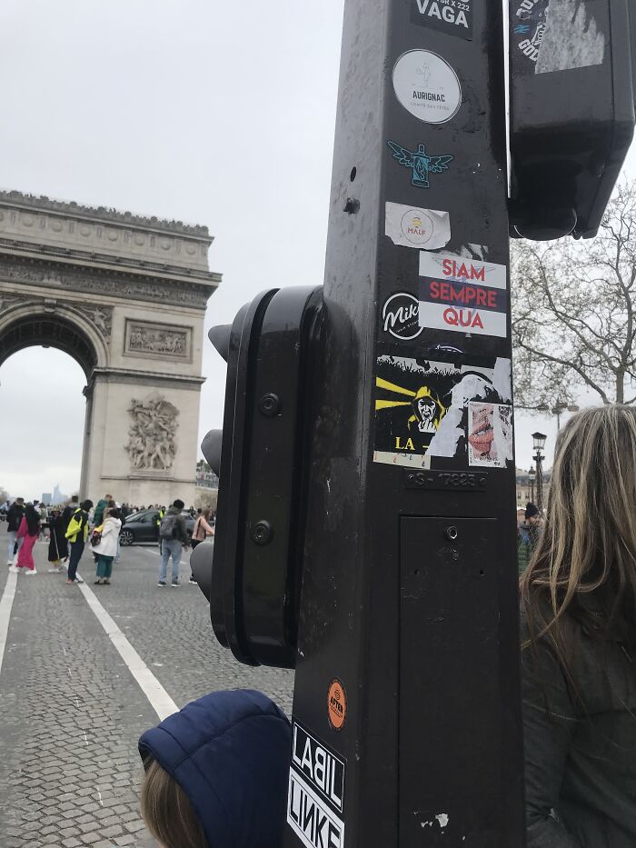 This Really Cool Traffic Light I Saw In France. Shame About The Background Though, I Need To Find A Way To Edit It Out