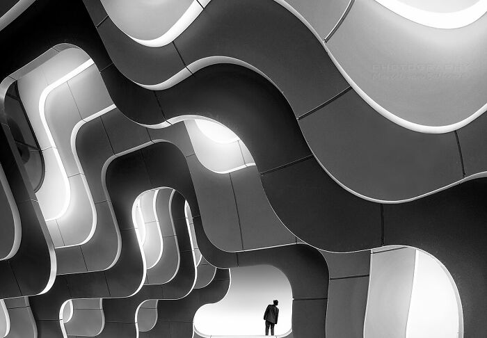 Curves From The Series 'The Insignificance Of Man' By Marcel Van Balken