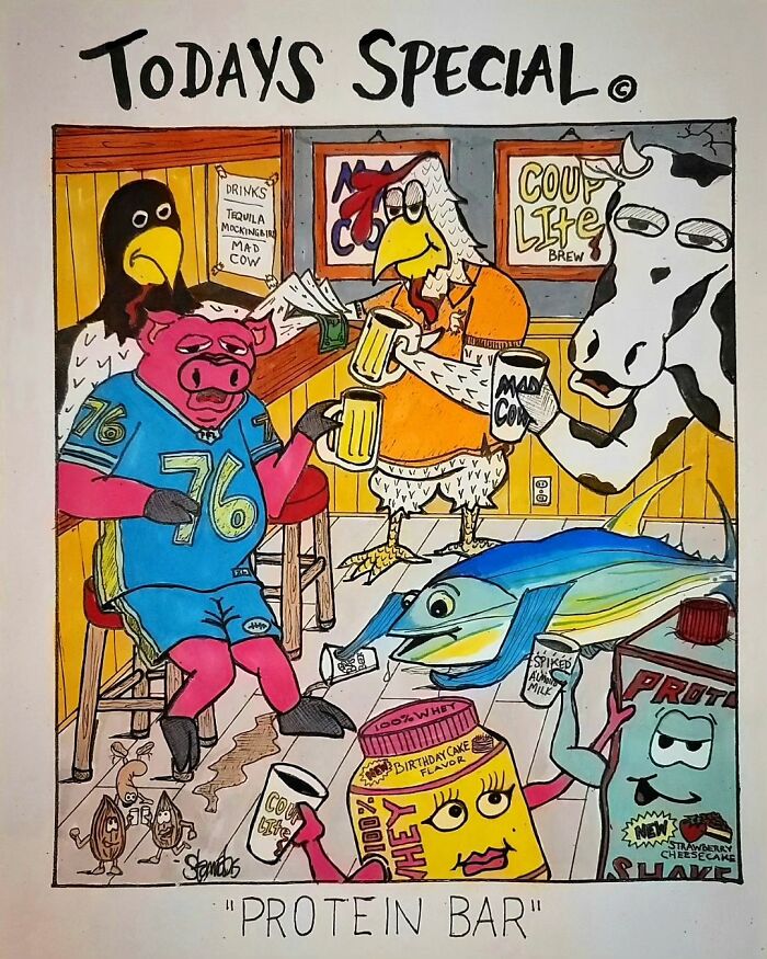 A Comic About Protein Bar