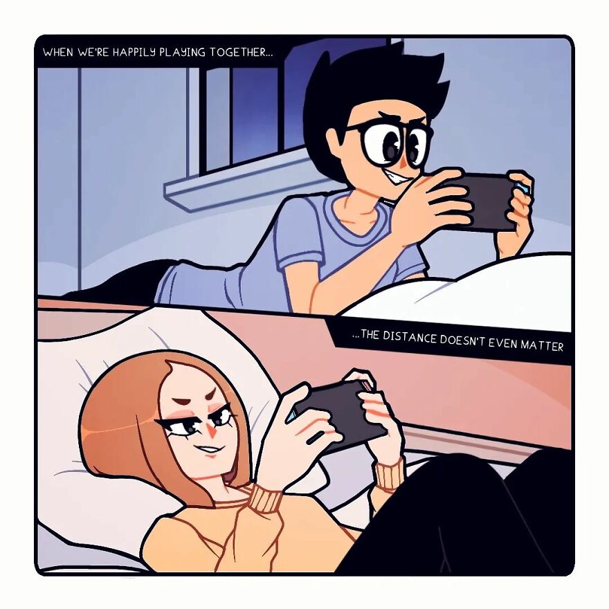 Artist Captures Feelings Of Being In A Long-Distance Relationship