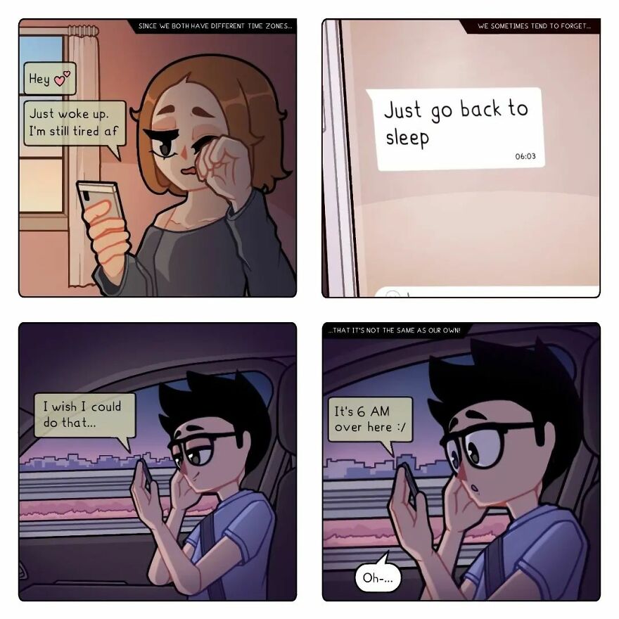 Artist Captures Feelings Of Being In A Long-Distance Relationship