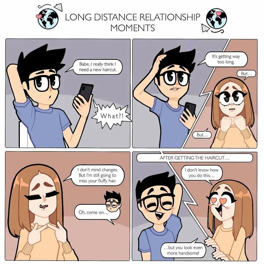 Artist Captures Feelings Of Being In A Long-Distance Relationship