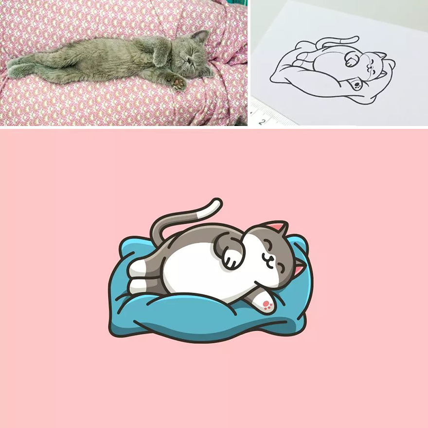 Artist Creates Adorable And Sweet Illustrations Inspired By Random Things (42 New Pics)
