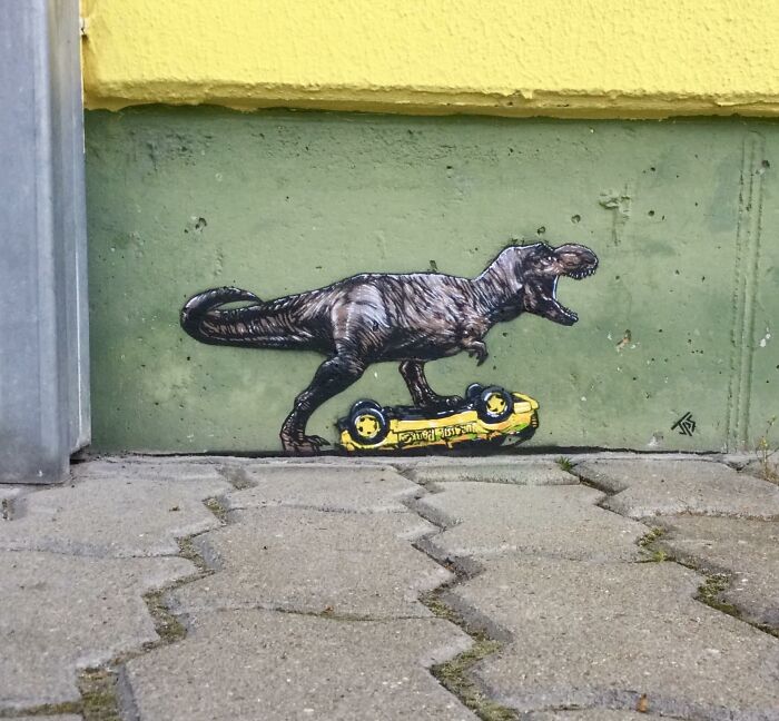 Artist Jps Creates Tiny Artworks With A Spraycan