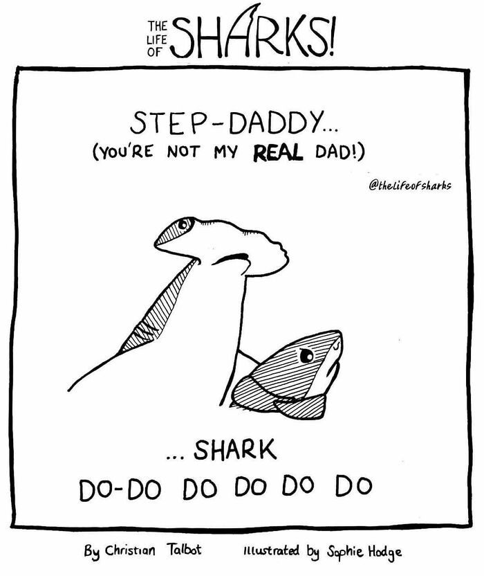 Artist Shows The Adventures Of Sharks And Their Interactions With Other Sea Creatures (New Pics)