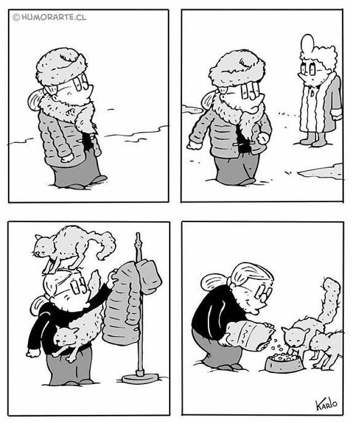 Artist Shows The Adventures Of Elderly People In A Very Cute Way