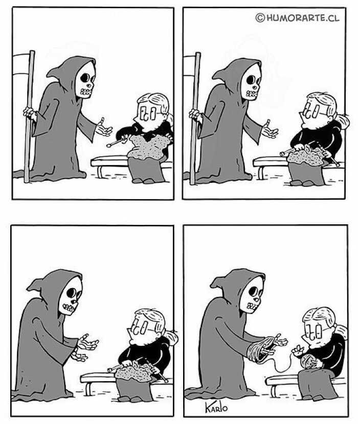 Artist Shows The Adventures Of Elderly People In A Very Cute Way