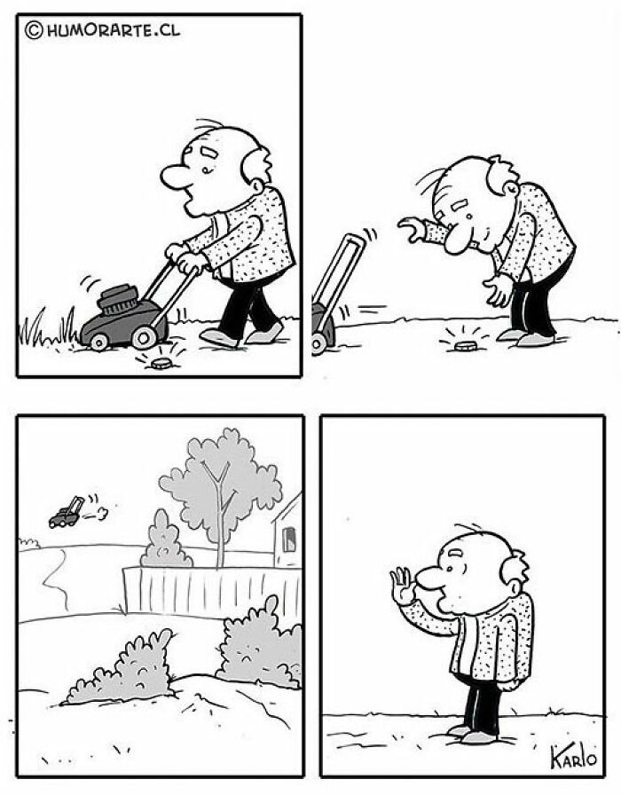 Artist Shows The Adventures Of Elderly People In A Very Cute Way