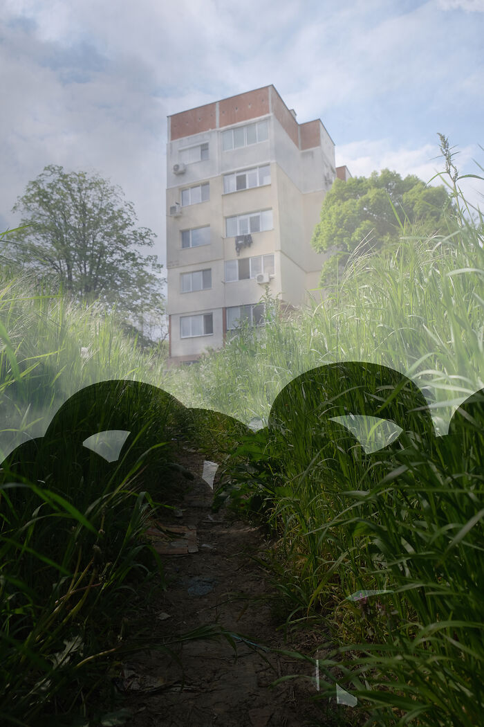 Double Exposure Photograph Showcasing Bulgaria's Beauty