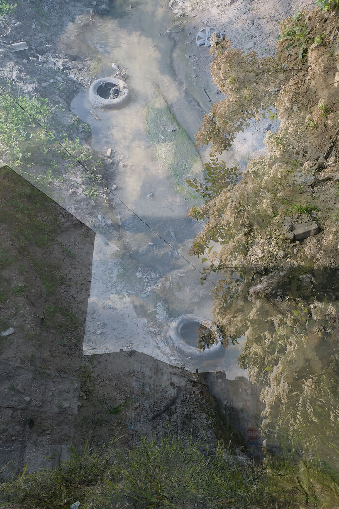 Double Exposure Photograph Showcasing Bulgaria's Beauty