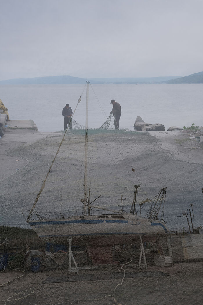 Double Exposure Photograph Showcasing Bulgaria's Beauty