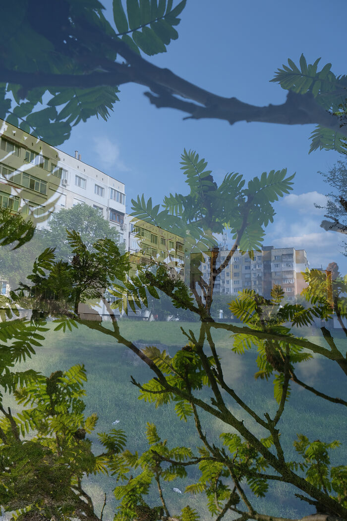 Double Exposure Photograph Showcasing Bulgaria's Beauty