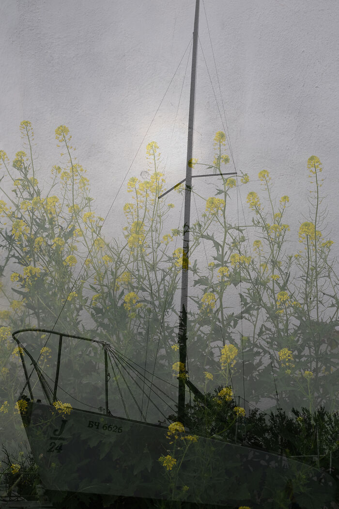 Double Exposure Photograph Showcasing Bulgaria's Beauty