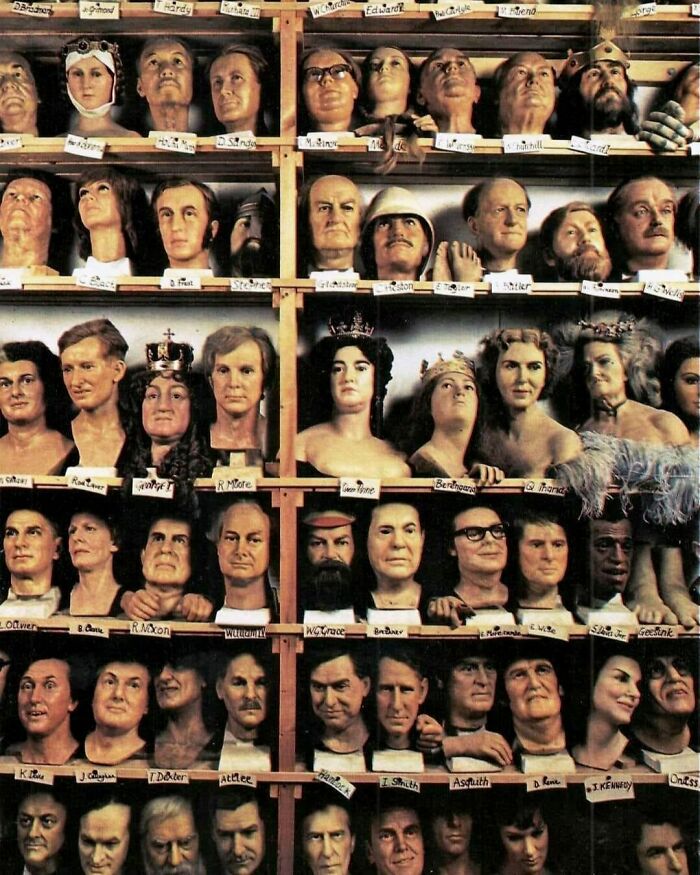 The Retired Heads Of Madame Tussauds