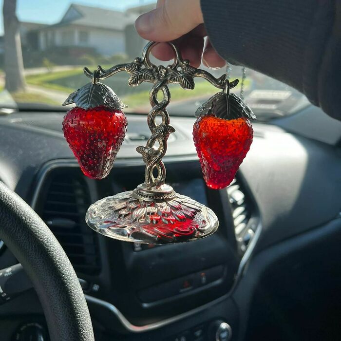Behold The Strawberry Salt And Pepper Shakers! Found At A Local Estate Sale In Torrance Ca