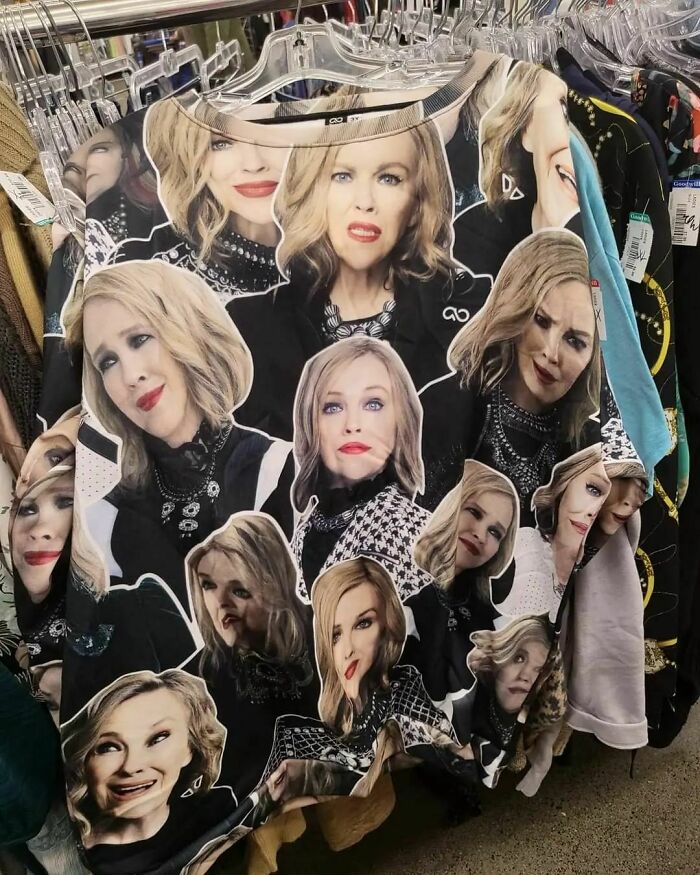 Found This Crew Neck At The Goodwill In Burien, Wa (All I Kept Thinking When I Saw This Was Her Saying "Kevin!") Especially Because Of The Commercial With Kevin Hart Did Not Come Home With Me