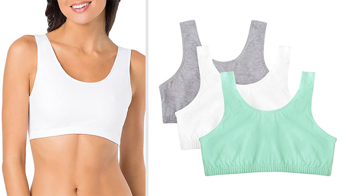 Fruit Of The Loom Women's Tank Style Sports Bra: Style And Comfort Make It Perfect For Workouts, Home Lounging, Or Casual Outings