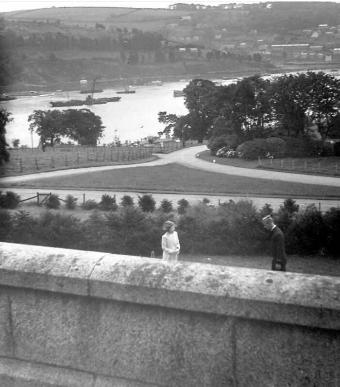 The Picture Is More Than 80 Years Old And The Quality Grainy But The Scene Is Incredibly Significant In The History Of The British Monarchy. For This Is The First Moment Princess Elizabeth Met Her Future Husband. When King George Vi Visited Dartmouth College In 1939, A Promising Cadet Called Philip Was Assigned To Entertain His Daughters. The 18-Year-Old Obviously Made A Lasting Impression On The 13-Year-Old Elizabeth. The Extraordinary Photograph, Discovered In Archives, Shows The First Meeting Between The Future Monarch And Her Husband-To-Be, Over A Game Of Croquet. The Picture Was Unearthed While Researching Prince Philip
