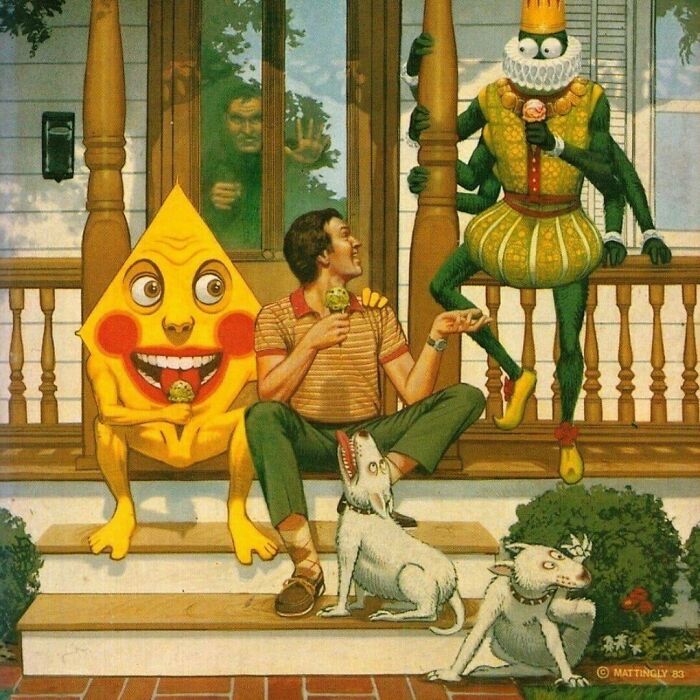 Cover Art By David Mattingly From 1983 For “The Land Of Laughs” By Jonathan Carroll